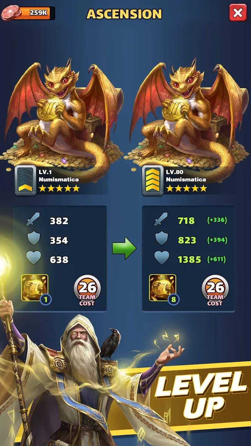 MythWars & Puzzles v2.3.44.1 APK Мод (Мультипликатор скорости) Screenshot 5