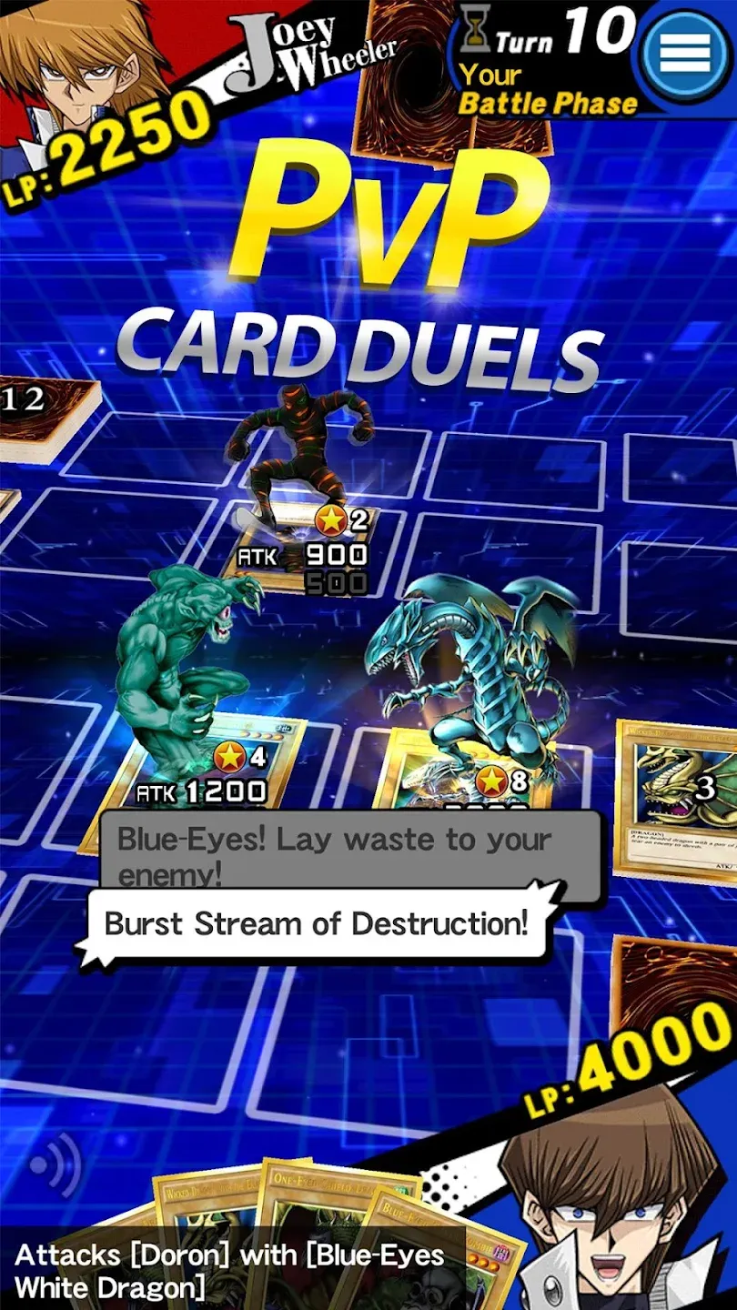 Yu-Gi-Oh! Duel Links v10.8.0 APK Мод (Меню, Автозапуск бота, Раскрытие карт) Screenshot 3