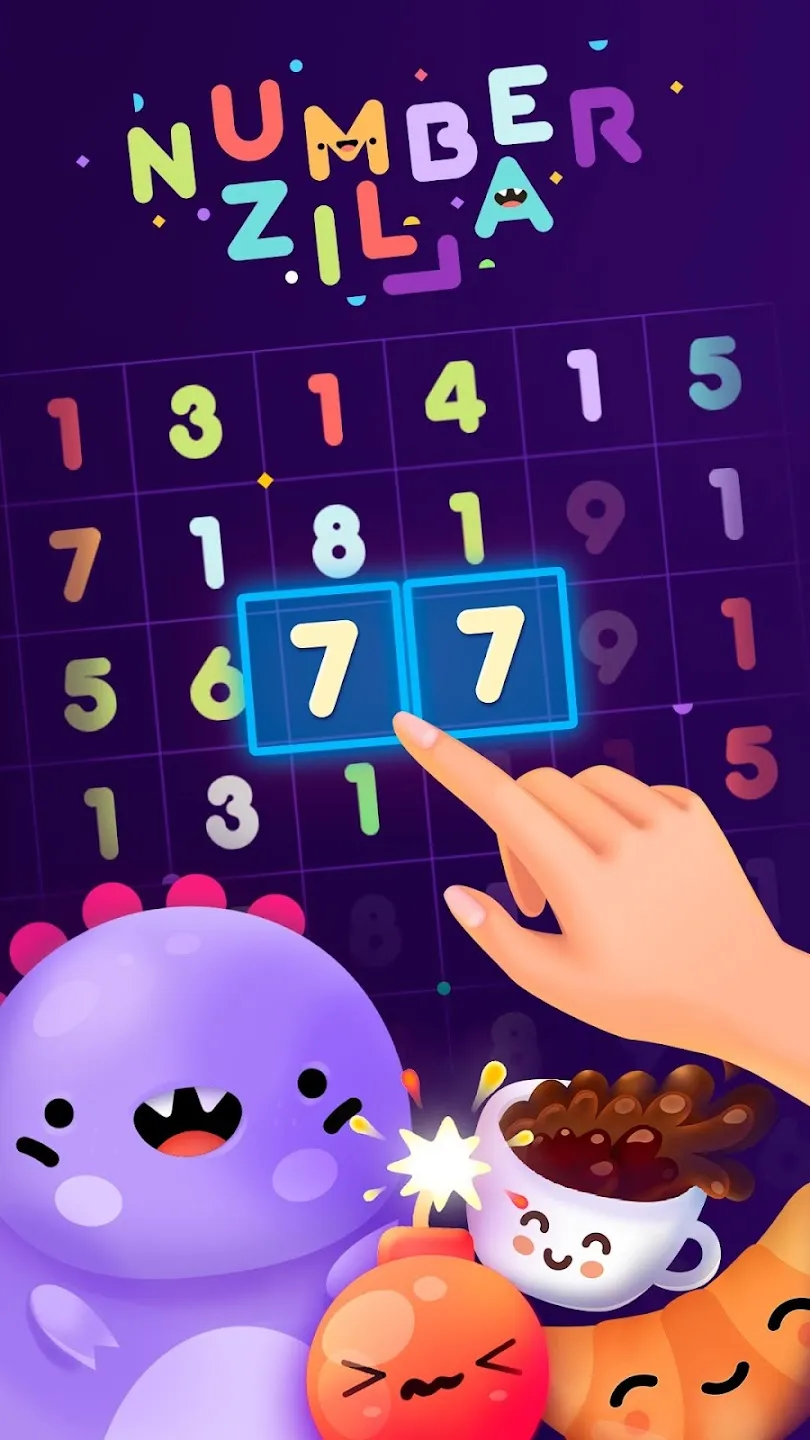 Numberzilla: Головоломки цифры Screenshot 1