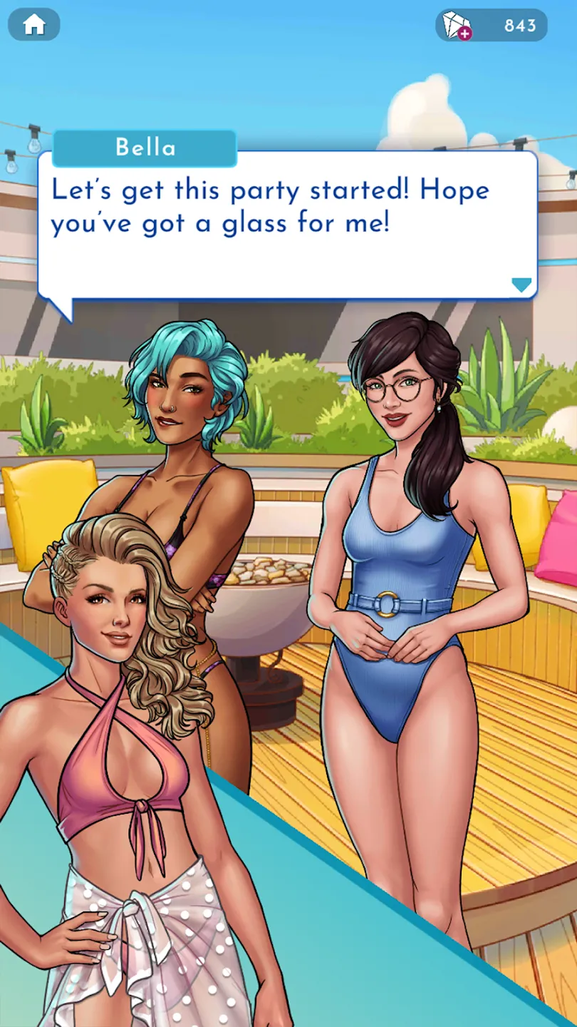 Love Villa: Choose Your Story v6.5.6 APK Мод (Много бриллиантов) Screenshot 3