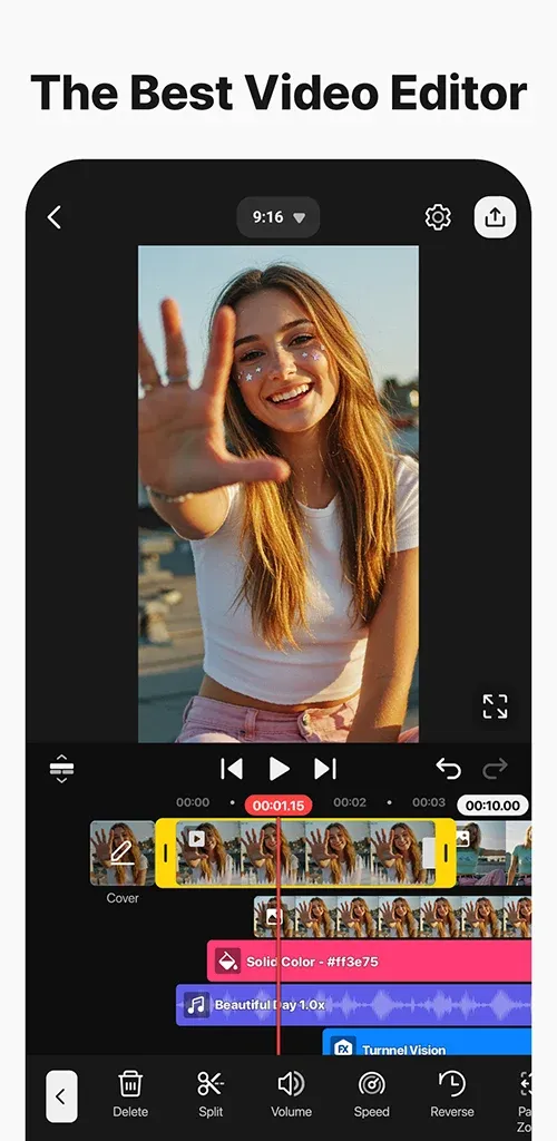 KineMaster v8.1.11.36528.GP APK Мод (Всё открыто, Premium) Screenshot 1