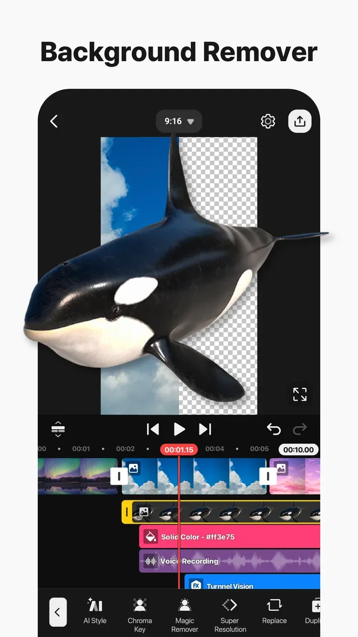 KineMaster v8.1.11.36528.GP APK Мод (Всё открыто, Premium) Screenshot 5