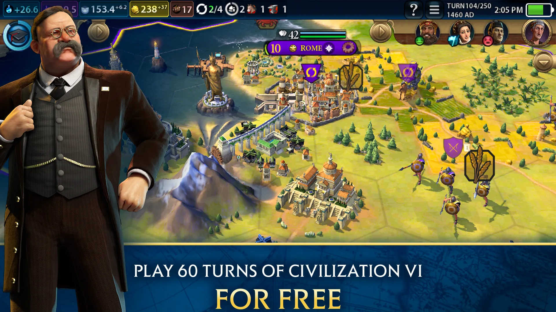Civilization VI v1.2.5 APK Мод (Всё открыто) Screenshot 1