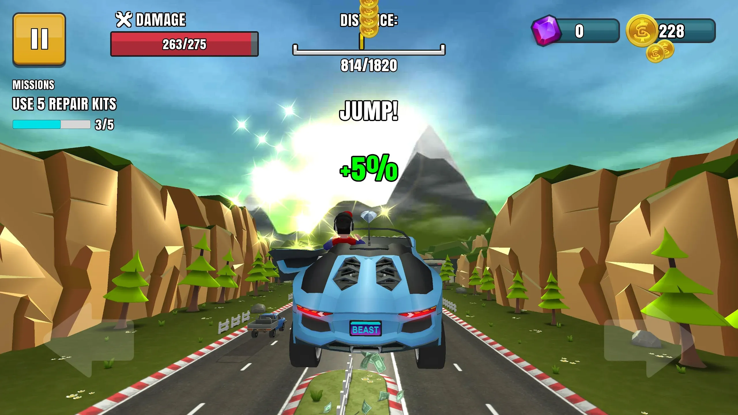 Faily Brakes 2 v6.28 APK Мод (Меню, Много денег, Скины открыты) Screenshot 4
