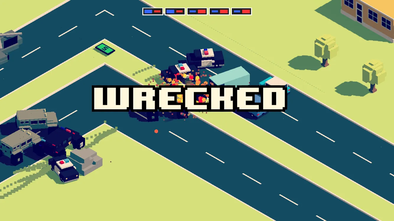 Smashy Road: Wanted [мод: много денег] Screenshot 2