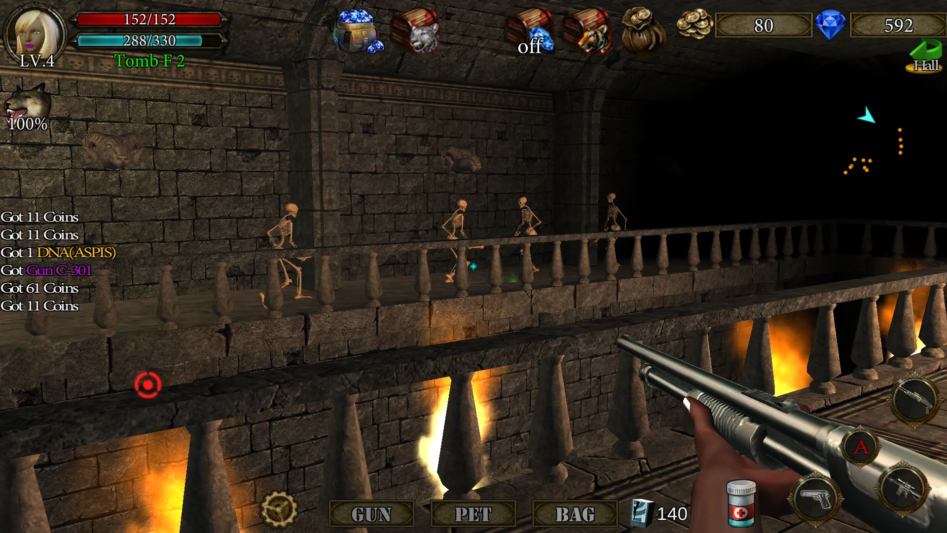 Dungeon Shooter : Dark Temple v1.5.87 APK Мод (Бесплатные покупки) Screenshot 3