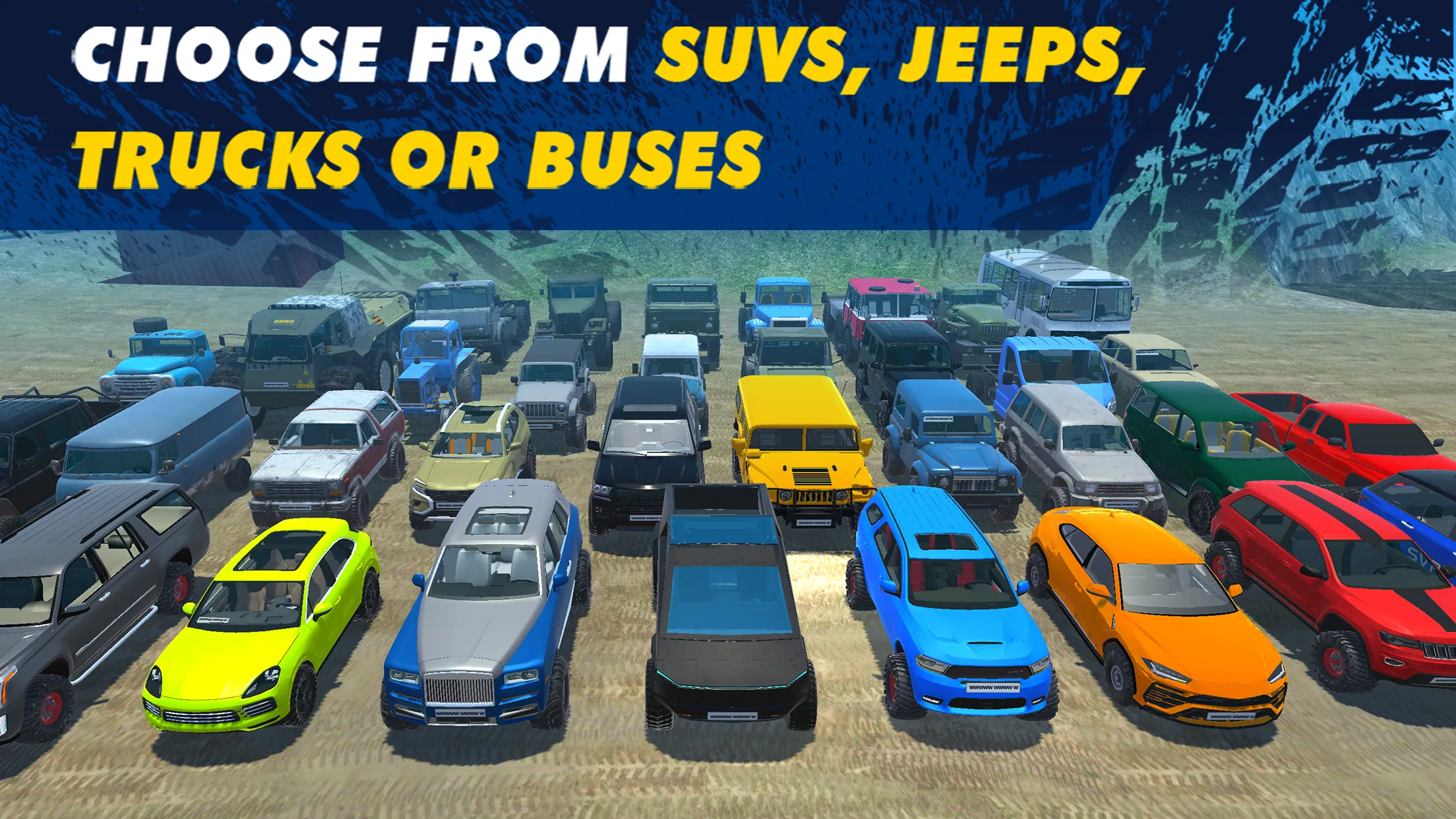 Offroad Simulator Online 4x4 v5.59 APK Мод (Всё открыто) Screenshot 1 Offroad Simulator Online 4x4 v5.59 APK Мод (Всё открыто) Screenshot 1