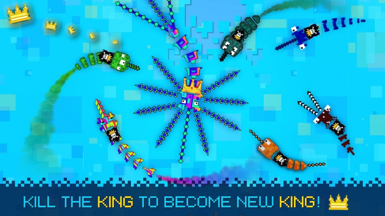 Pixel Sword Fish io [мод: много денег] Screenshot 4