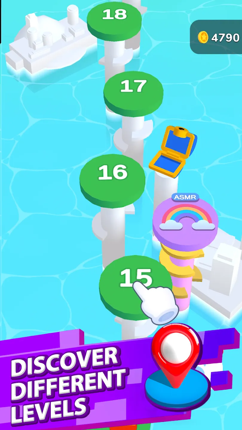 Helix Jump v5.21.4 APK Мод (Много денег) Screenshot 3