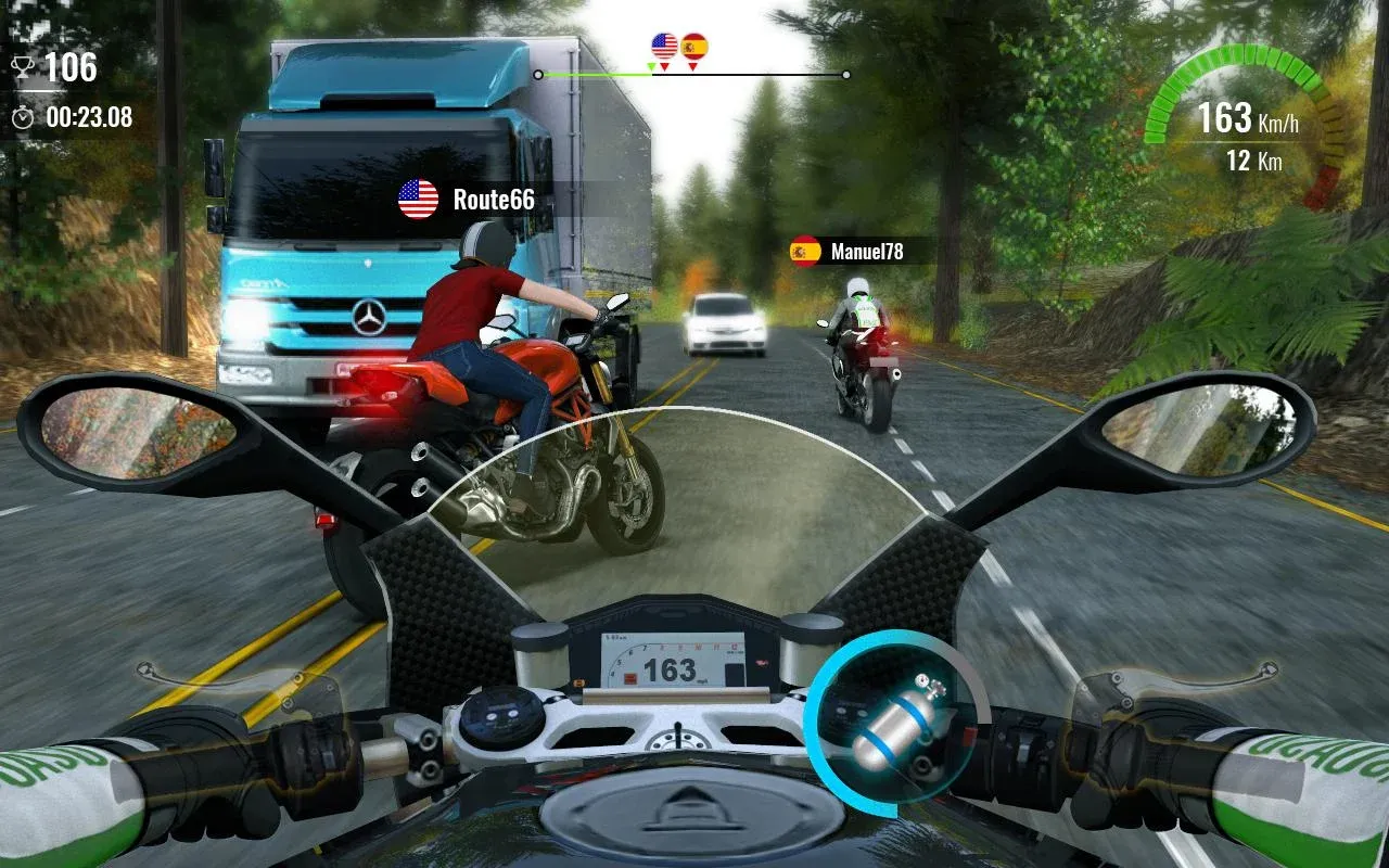 Moto Traffic Race 2 v1.28.05 APK Мод (Много денег) Screenshot 1 Moto Traffic Race 2 v1.28.05 APK Мод (Много денег) Screenshot 1