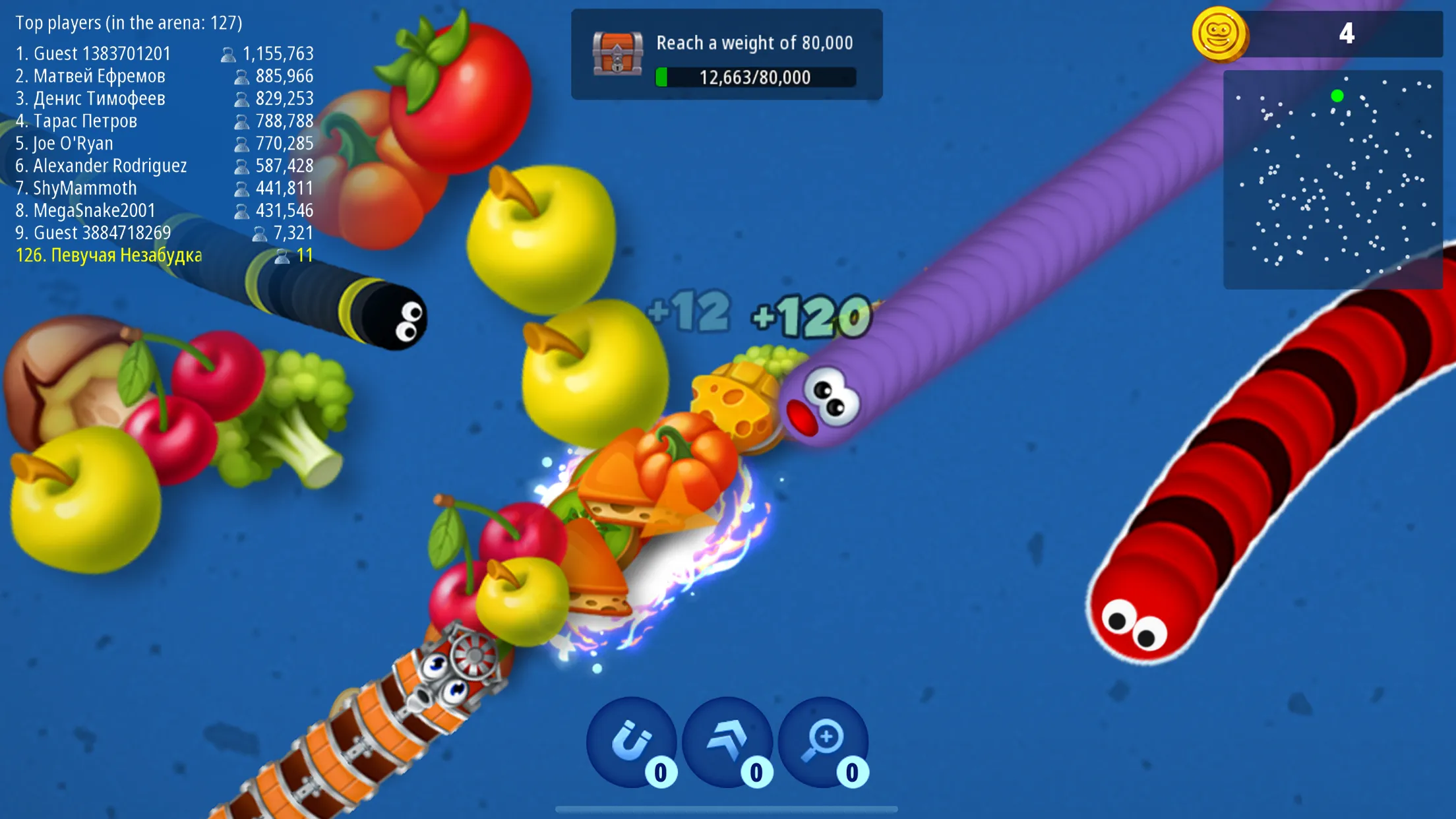 Червячная Зона .io v6.24.0 APK Мод (Меню, Много монет, Скины разблокированы) Screenshot 2