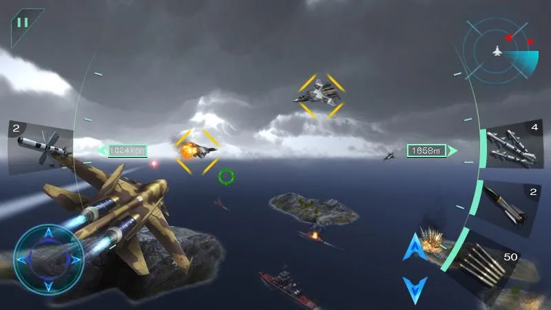 Воздушные битвы 3D [мод: много денег] Screenshot 4