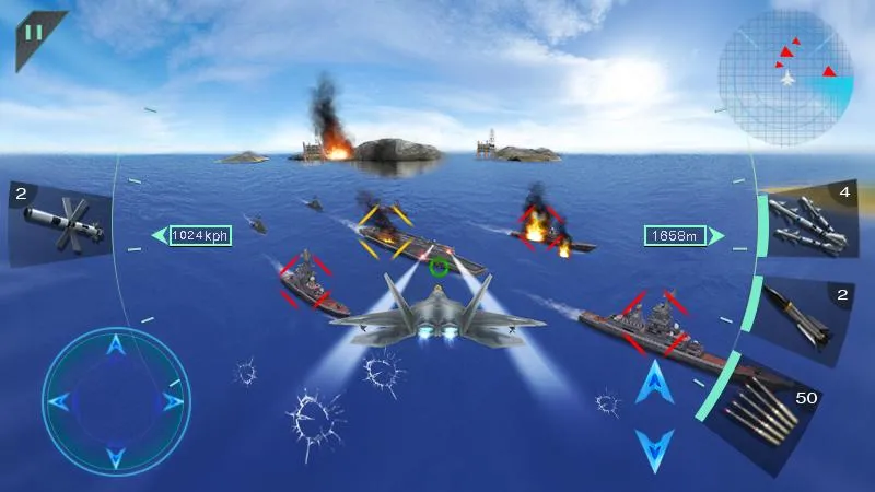 Воздушные битвы 3D [мод: много денег] Screenshot 5