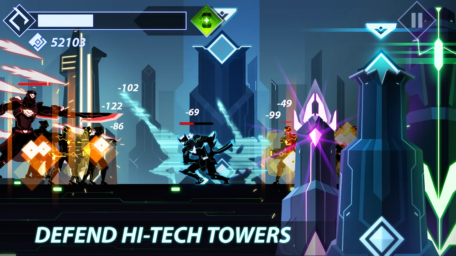 Overdrive - Ninja Shadow Revenge [мод: много денег] Screenshot 3