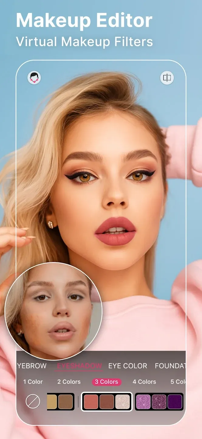 YouCam Perfect v6.18.1 APK Мод (Всё открыто, Premium) Screenshot 5