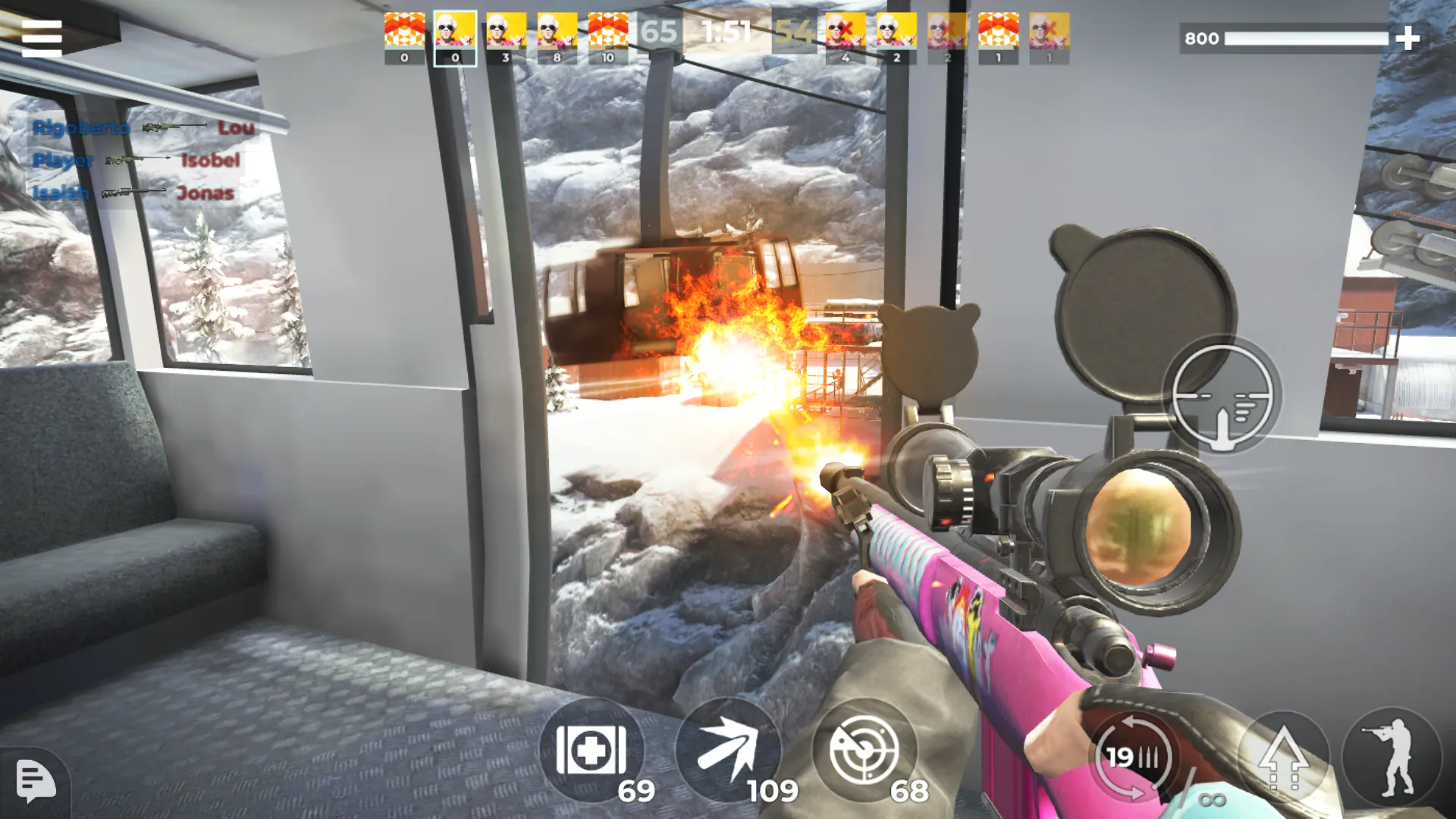 AWP Mode: Онлайн Снайпер Шутер v1.8.0 APK Мод (Бесконечные боеприпасы) Screenshot 4