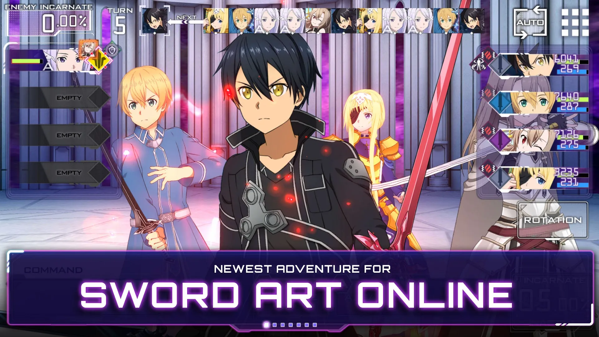 SAO Unleash Blading [мод: режим бога] Screenshot 1