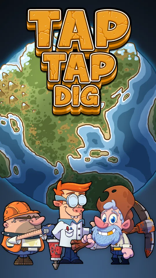 Tap Tap Dig - Idle Clicker Game [мод: много денег] Screenshot 1