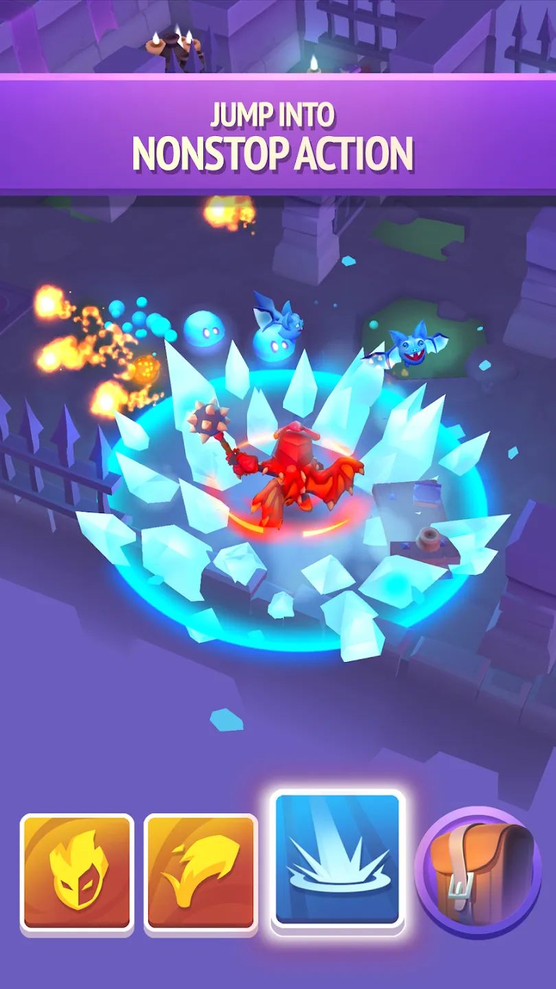 Nonstop Knight 2 v3.3.7 APK Мод (Меню, Один удар, Режим бога, Мана) Screenshot 1 Nonstop Knight 2 v3.3.7 APK Мод (Меню, Один удар, Режим бога, Мана) Screenshot 1