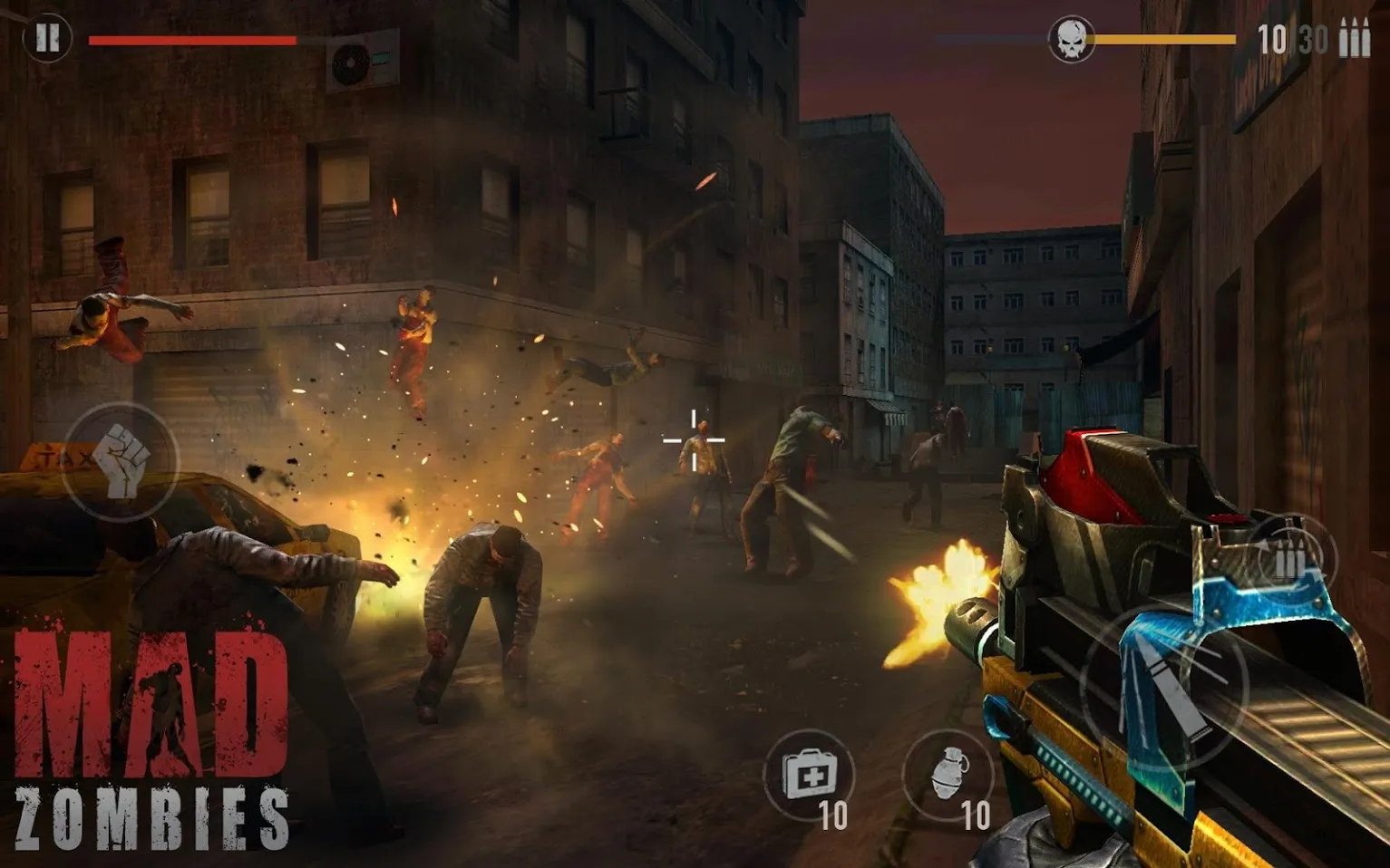 Зомби : MAD ZOMBIES [мод: много денег] Screenshot 1