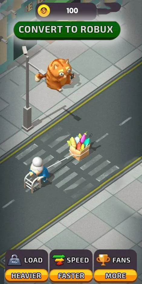 Strong Granny – Win Robux for Roblox platform [мод: высокая скорость] Screenshot 2