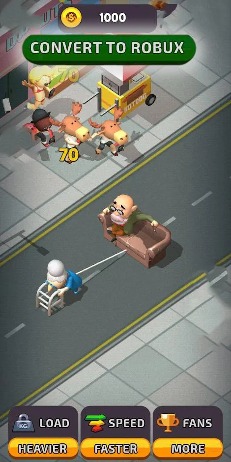 Strong Granny – Win Robux for Roblox platform [мод: высокая скорость] Screenshot 3