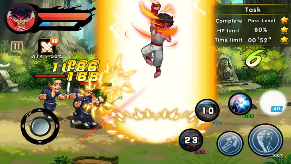 One Punch Boxing – Kung Fu Attack [мод: много денег] Screenshot 4