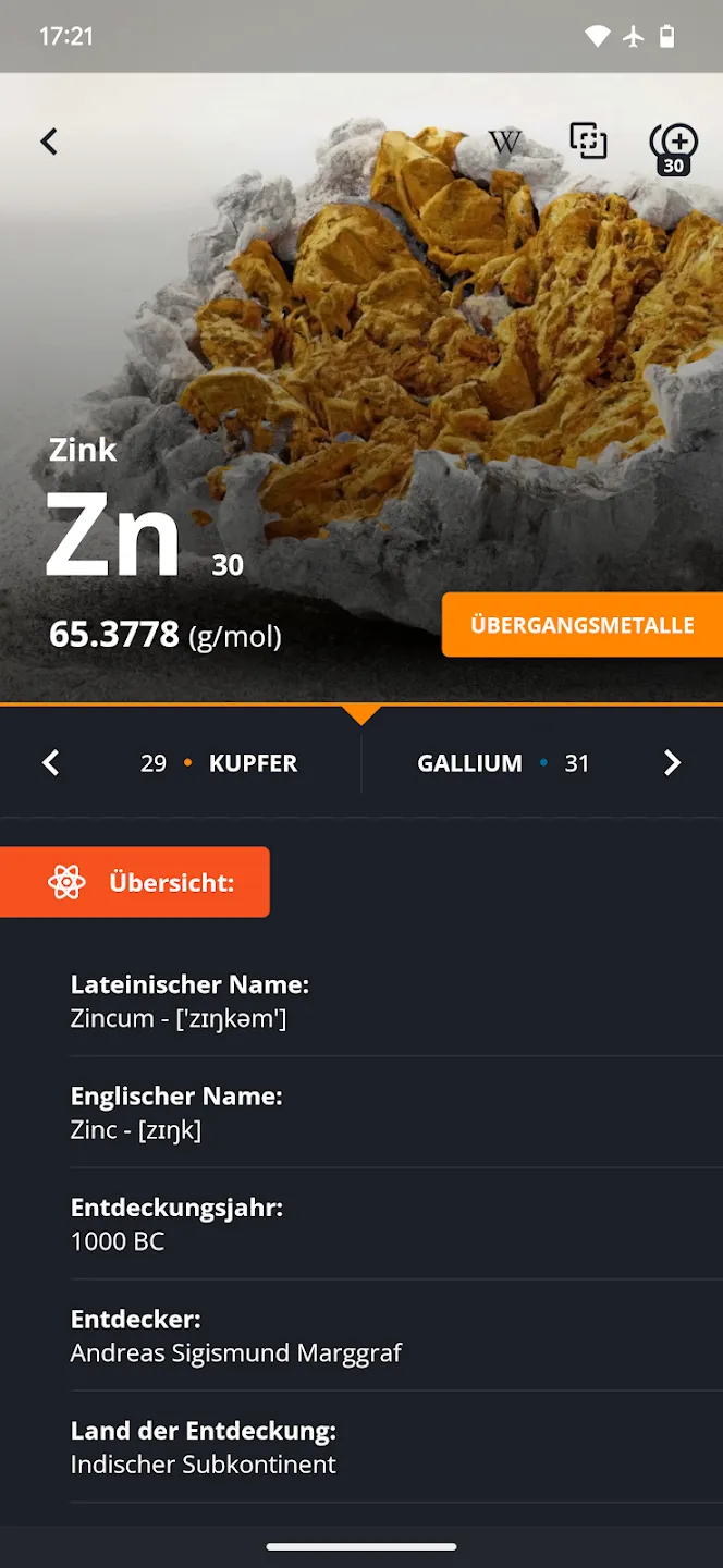 Periodensystem 2025 PRO v3.5.9 APK Мод (Полная версия) Screenshot 1