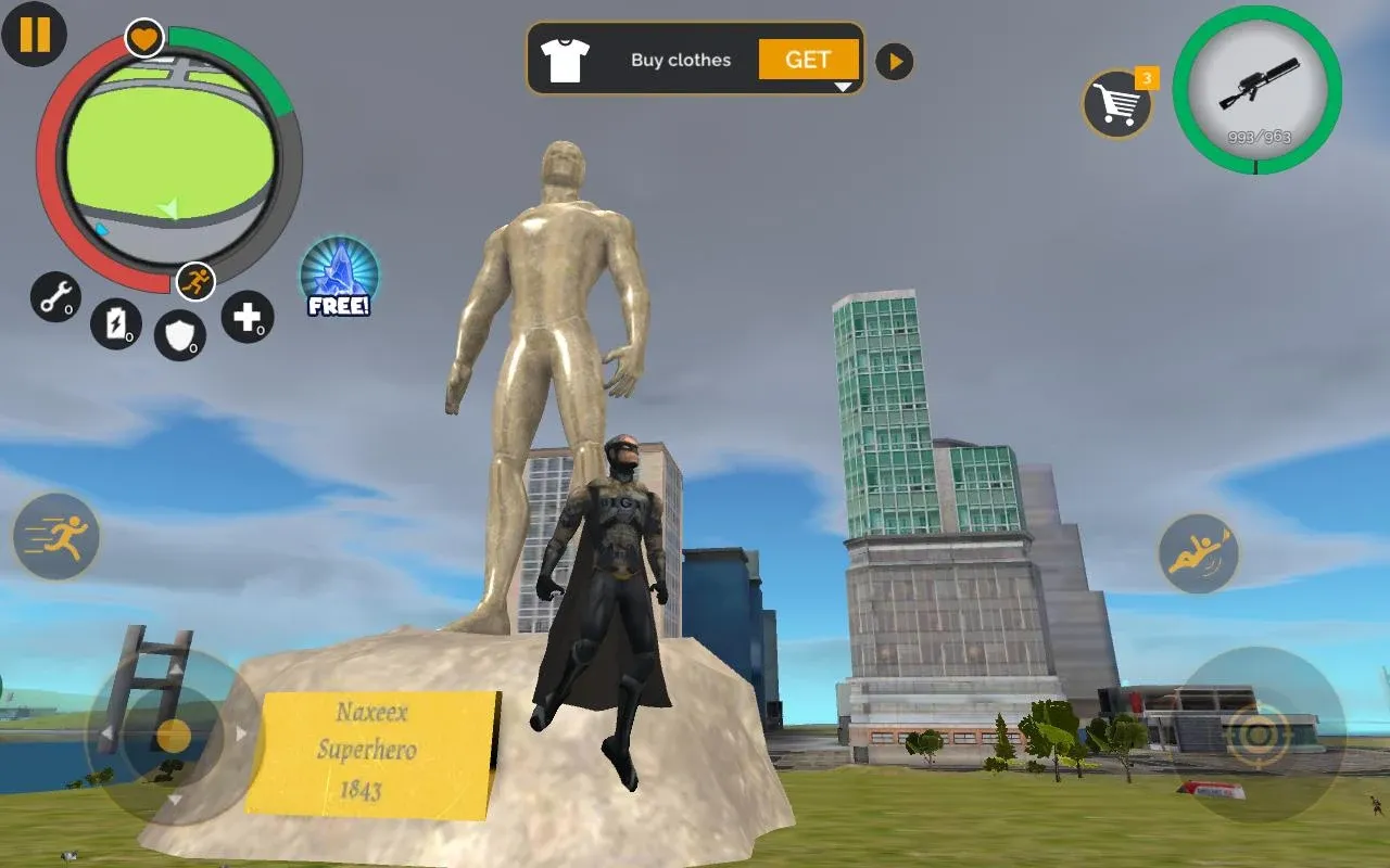 Naxeex Superhero v2.6.7.7 APK Мод (Много очков навыков) Screenshot 3