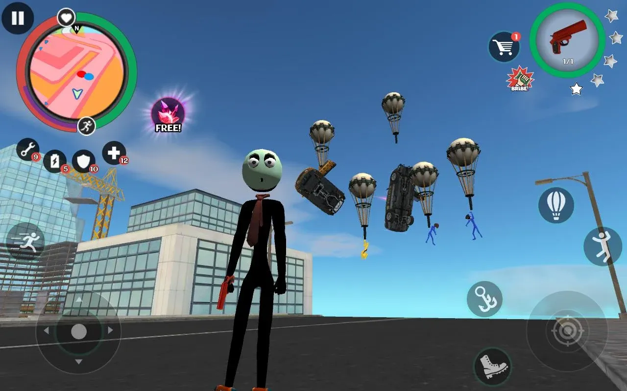 Stick Rope Hero 2 v3.5.1 APK Мод (Много денег) Screenshot 4