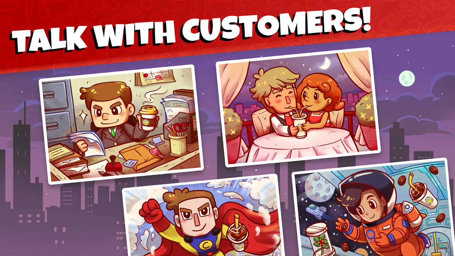 Own Coffee Shop: Idle Tap Game [мод: много денег] Screenshot 4