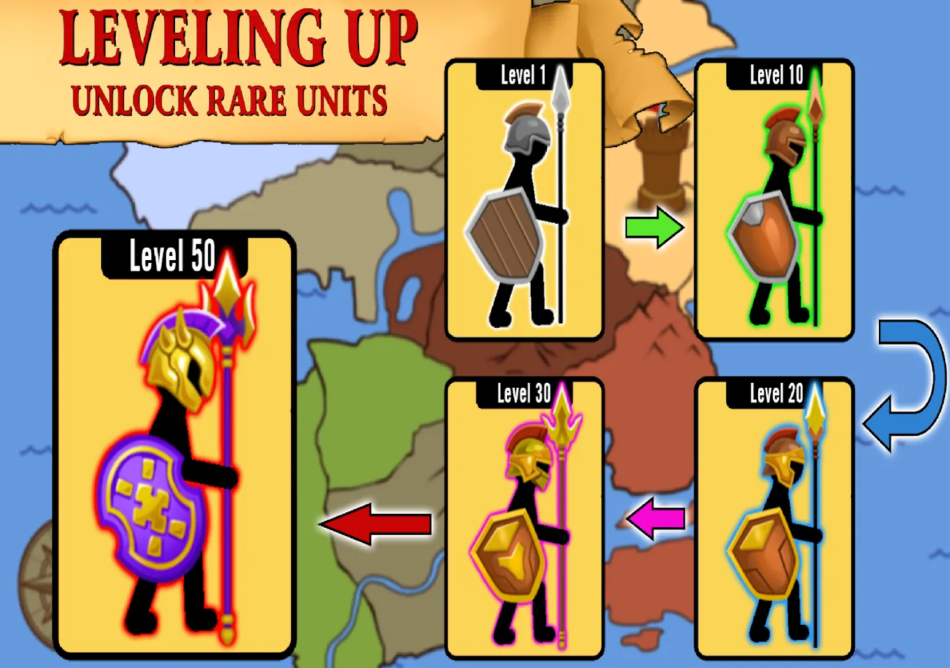 Stickman Battle War [мод: много денег] Screenshot 5