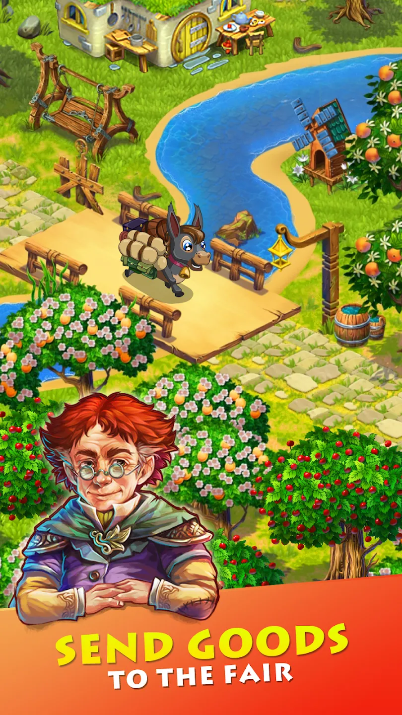 Долина Ферм: Семейная ферма v6.2.5 APK Мод (Бесплатные покупки) Screenshot 2