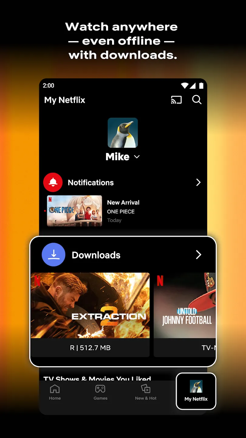 Netflix v9.64.0 APK Мод (Всё открыто, Premium) Screenshot 2