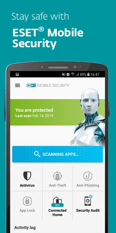 ESET Mobile Security & Antivirus Premium Screenshot 1