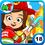 Скачать My Town : Fire station Rescue [мод: полная версия] на Андроид