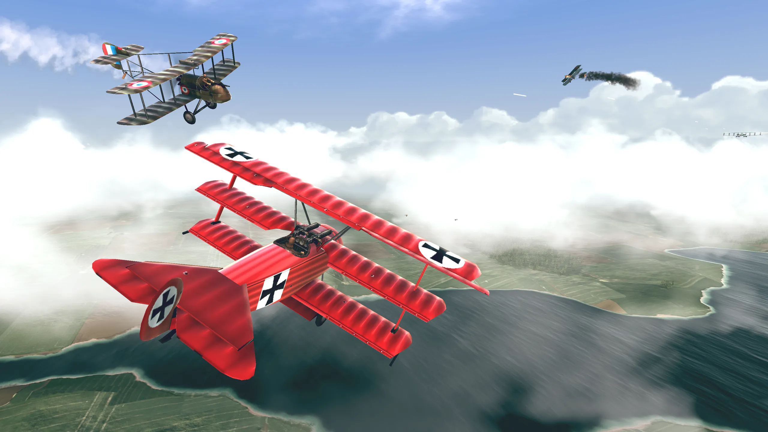 Warplanes: WW1 Sky Aces v1.6 APK Мод (Бесплатные покупки) Screenshot 1 Warplanes: WW1 Sky Aces v1.6 APK Мод (Бесплатные покупки) Screenshot 1