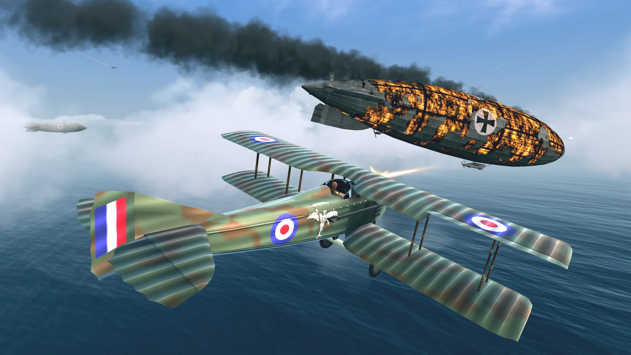 Warplanes: WW1 Sky Aces v1.6 APK Мод (Бесплатные покупки) Screenshot 2 Warplanes: WW1 Sky Aces v1.6 APK Мод (Бесплатные покупки) Screenshot 2