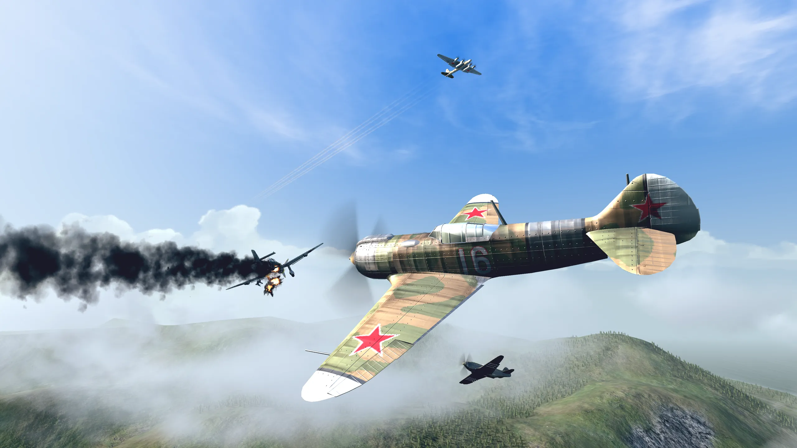 Warplanes: WW2 Dogfight v2.5.1 APK Мод (Много денег) Screenshot 5