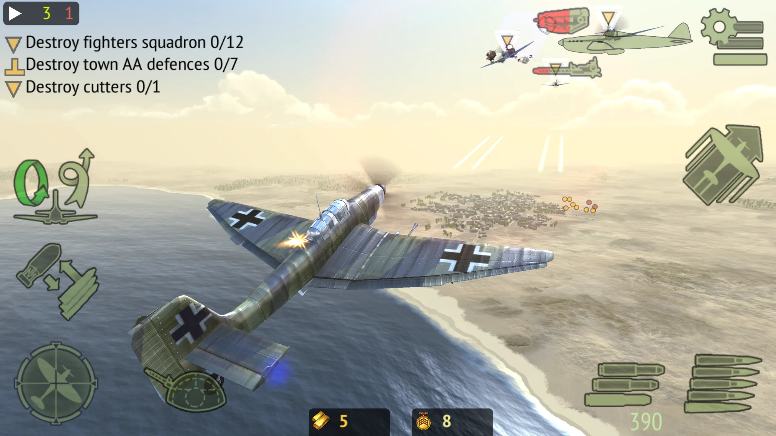 Warplanes: Online Combat v1.7 APK Мод (Много денег) Screenshot 5