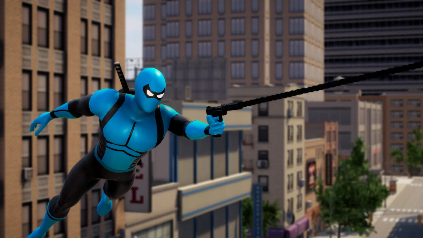 Blue Ninja : Superhero Game [мод: много денег] Screenshot 3