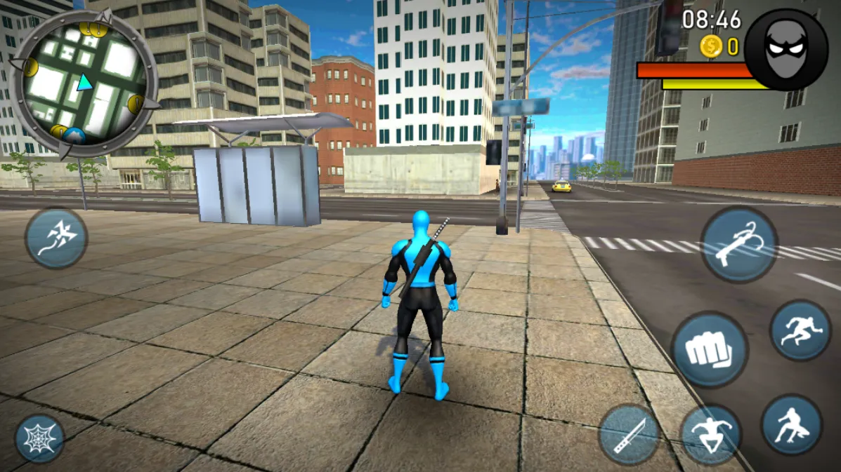 Blue Ninja : Superhero Game [мод: много денег] Screenshot 4