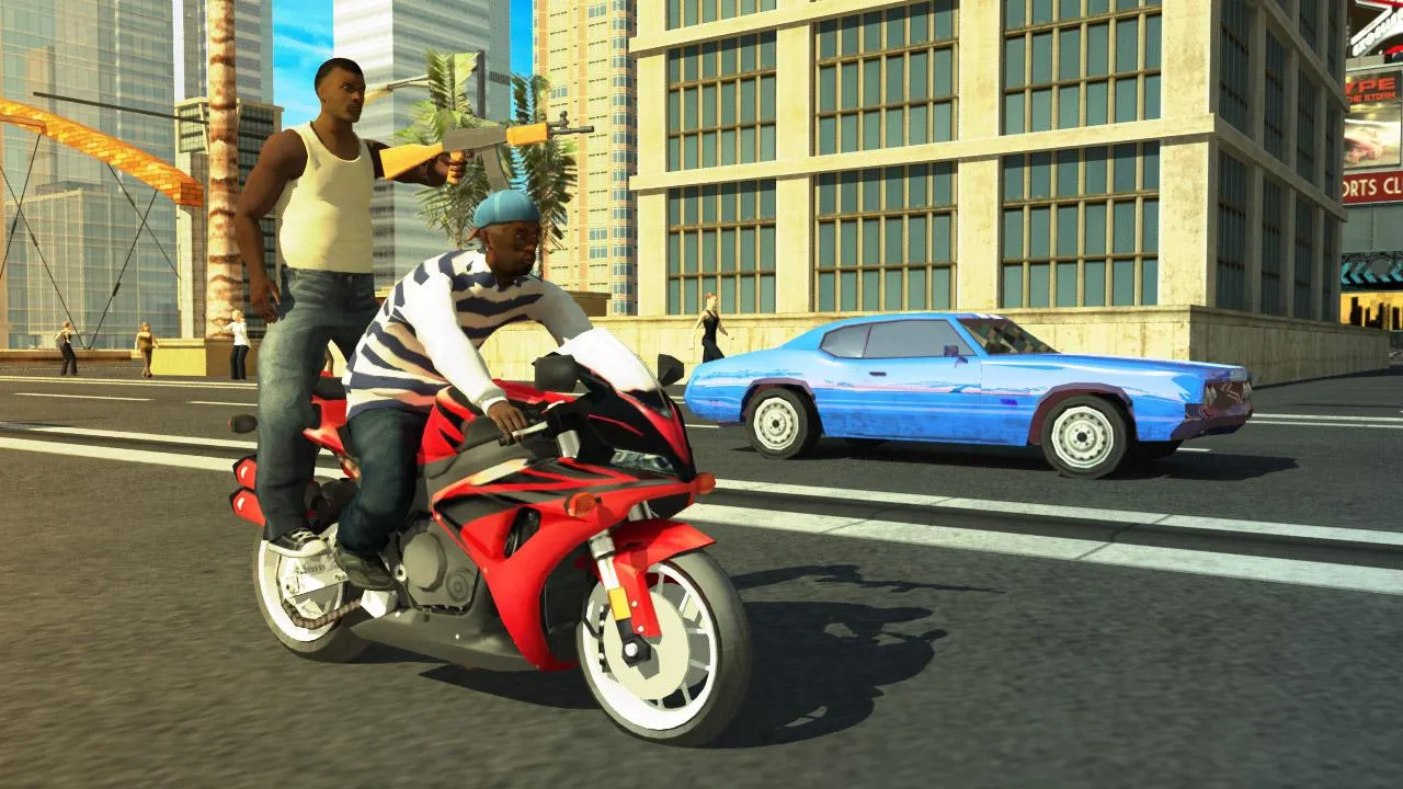 San Andreas Auto Gang Wars: Grand Real Theft Fight [мод: много денег] Screenshot 2