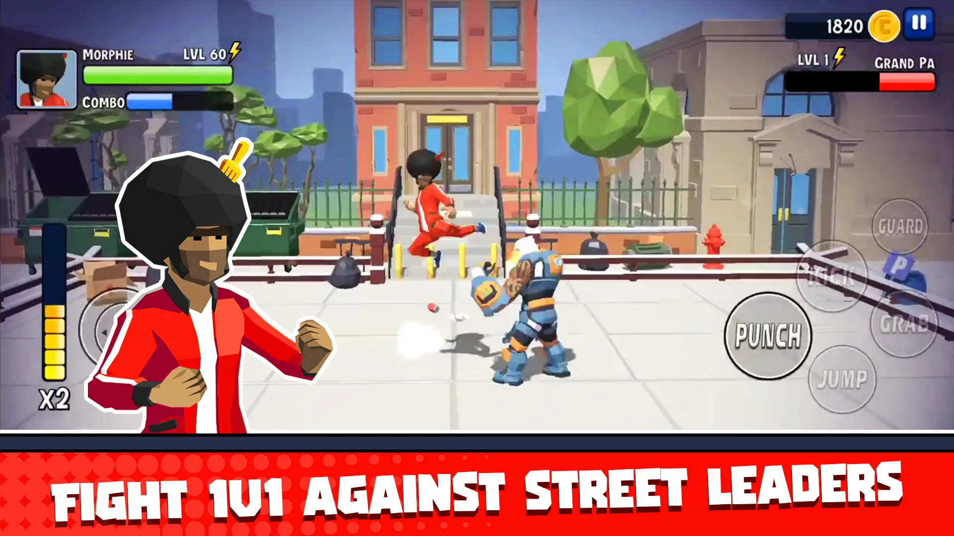 City Fighter vs Street Gang v3.8.6 APK Мод (Меню, Режим бога, Один удар) Screenshot 3 City Fighter vs Street Gang v3.8.6 APK Мод (Меню, Режим бога, Один удар) Screenshot 3
