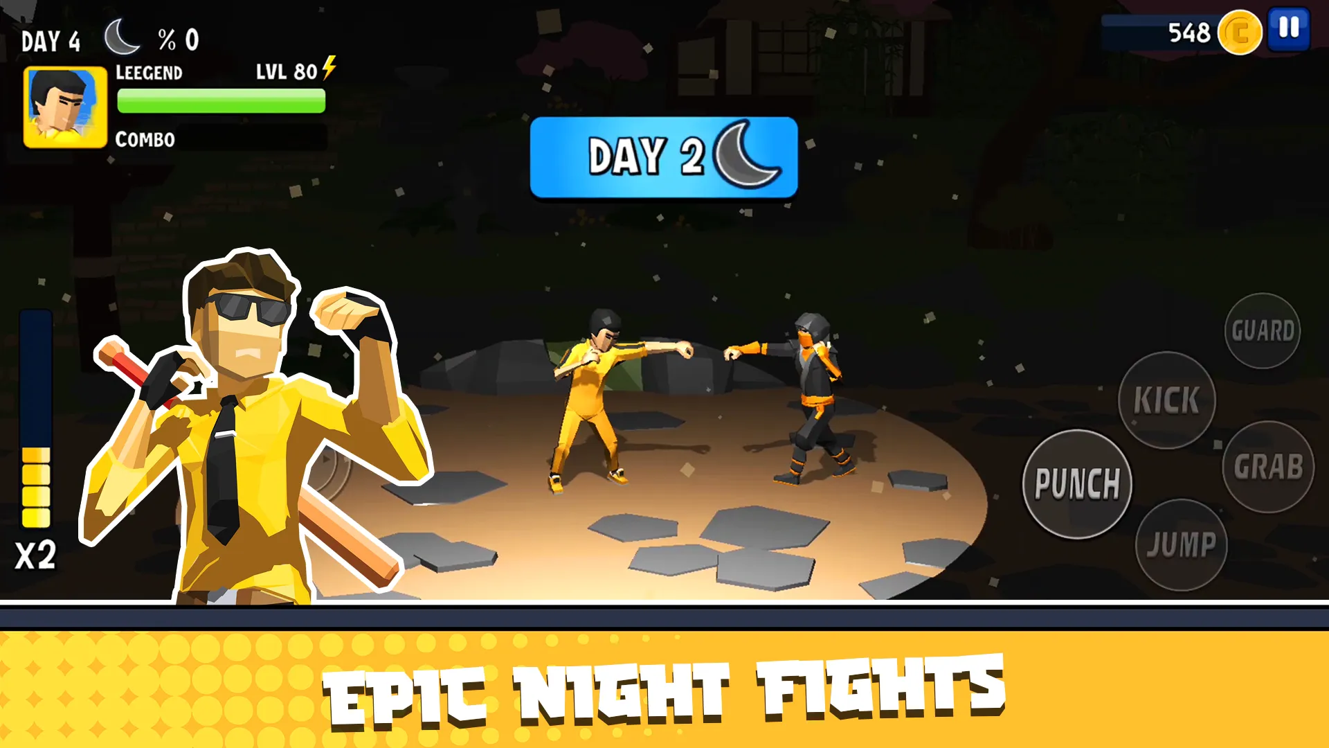City Fighter vs Street Gang v3.8.6 APK Мод (Меню, Режим бога, Один удар) Screenshot 5