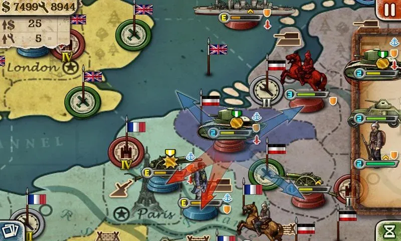 European War 3 v1.4.6 APK Мод (Много медалей) Screenshot 2