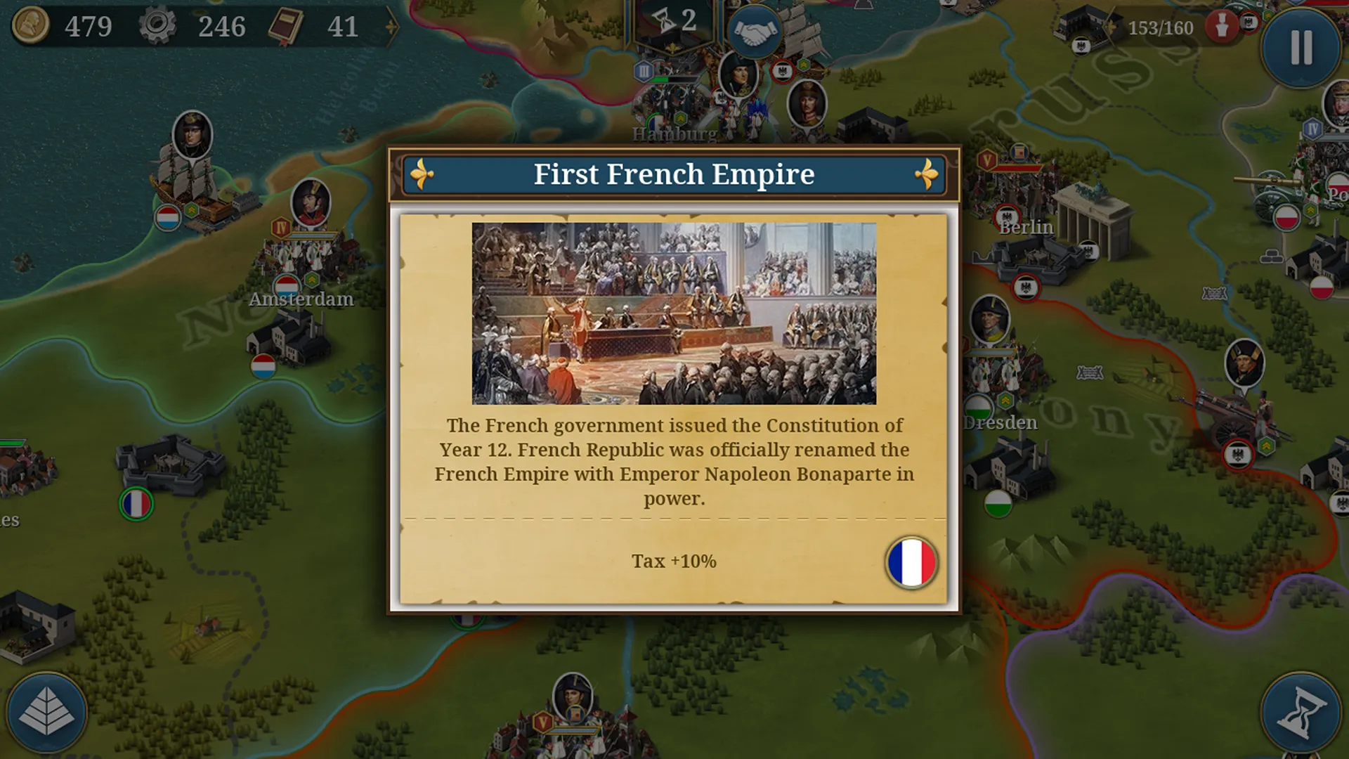 European War 6: 1804 v1.8.4 APK Мод (Много медалей) Screenshot 4 European War 6: 1804 v1.8.4 APK Мод (Много медалей) Screenshot 4