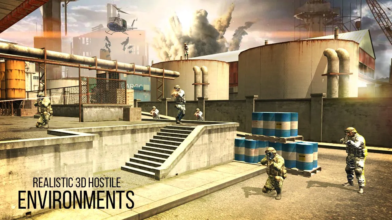 Mission Counter Attack: free shooting game [мод: много денег] Screenshot 1