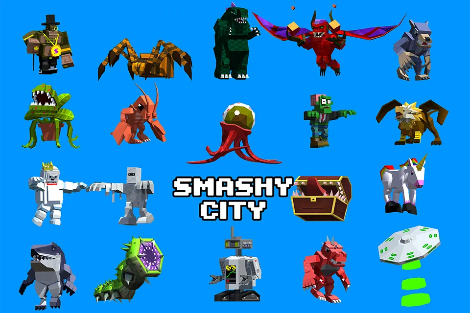 Smashy City - Destruction Game [мод: много денег] Screenshot 1