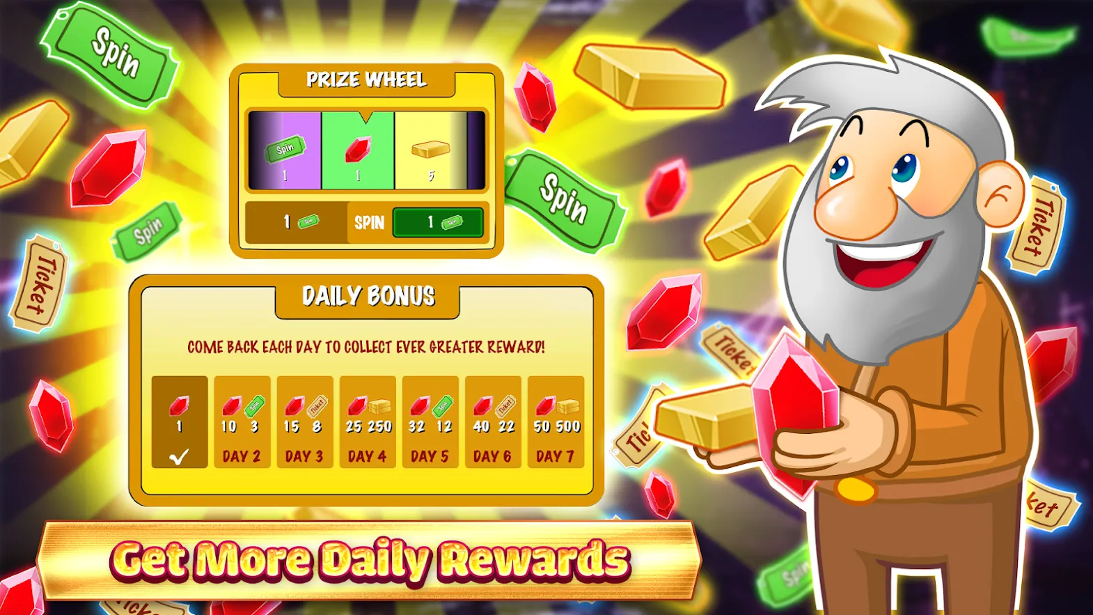Gold Miner Classic: Gold Rush – Mine Mining Games [мод: много денег] Screenshot 4